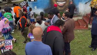 Bishop Barber, Transformative Justice Coalition Rally, March at Glynn County Courthouse