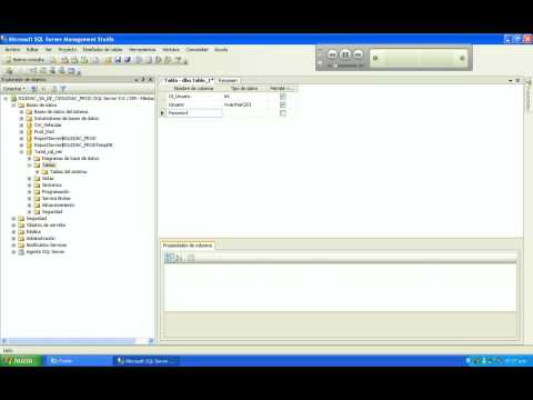 Tutorial SQL Server 2005 y Visual .Net (Parte 1) - YouTube