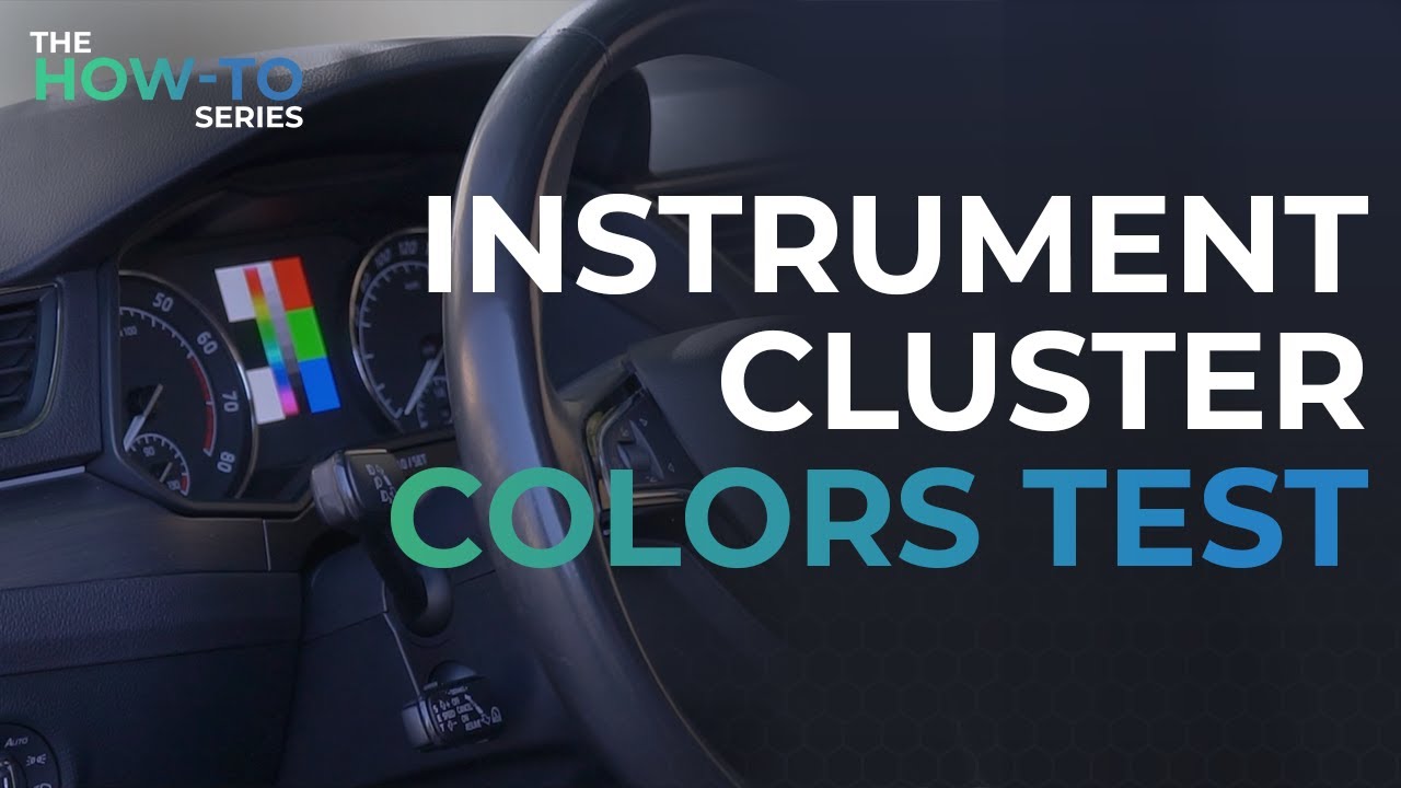 Instrument Cluster Color Testing | VW, Audi, Seat, Skoda - YouTube