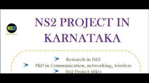 NS2 PROJECT IN KARNATAKA