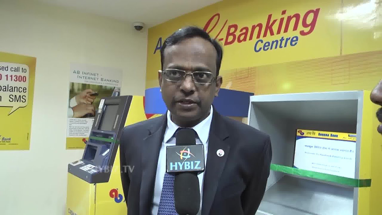 CVR Rajendran Chairman & MD Andhra Bank-Hybiz.tv