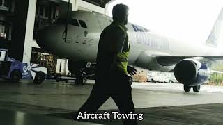 Towing For Inside Hanger of Aeroplane | How Do Aircraft Towing | Towing Process