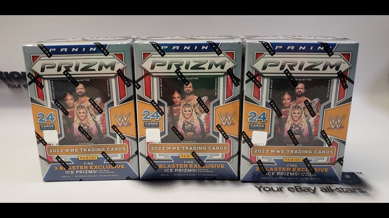 (3) 2023 Prizm WWE Blasters 2 auto's Wow! wwe panini cardopening 