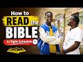 HOW TO READ THE BIBLE WITH TIGHT SCHEDULE