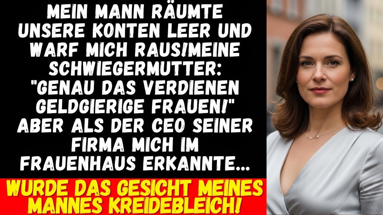 Mein Mann ließ mich mit nichts zurück, aber sein Chef hatte eine große Überraschung vorbereitet...