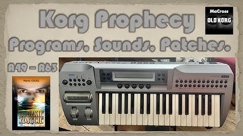 Korg Prophecy. Physical Modeling. a.d. 1995. (No Talking!)