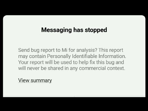 Messaging keeps stopped Redmi mobile| Redmi note 6 pro, Redmi y1, Redmi note 4 message not working|