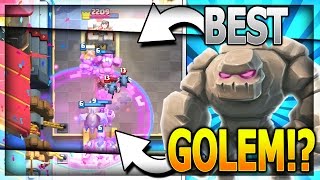 THE BEST GOLEM BEATDOWN DECK!? Top Golem Strategy in Clash Royale