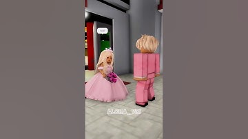 Thumbnail of 😭 crying in my prom dress || Roblox love story edit #roblox #shorts