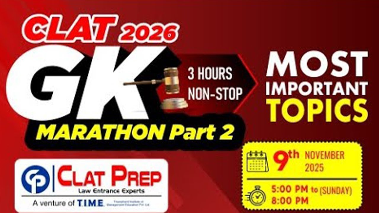 GK Marathon Part 2 Most Important Topics (Jan to August - Remaining ...
