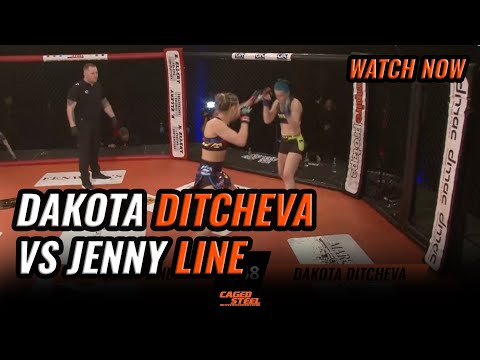Dakota Ditcheva VS Jenny Line | Caged Steel 25 [Full Free Fight]