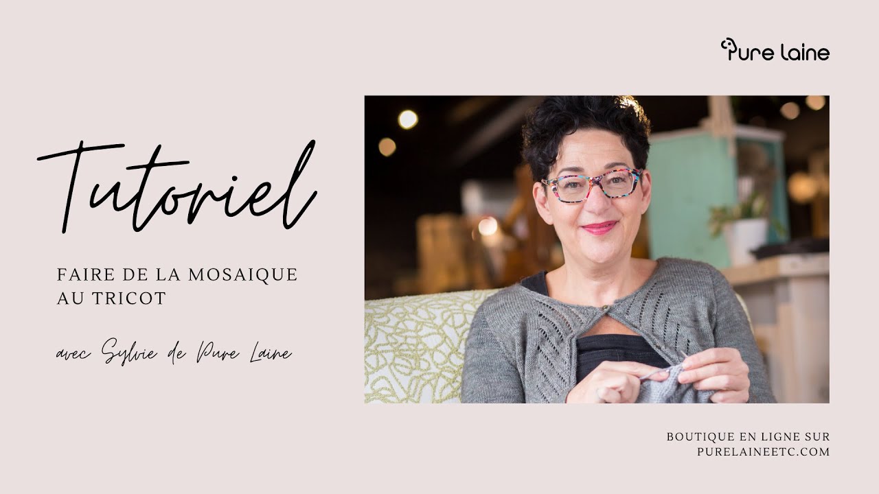Comment faire de la mosaïque au tricot