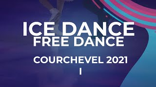 Vasilisa Ahramenka Alessio Surenkovgultchev Gbr Ice Dance Free Dance Courchevel 1 - 2021