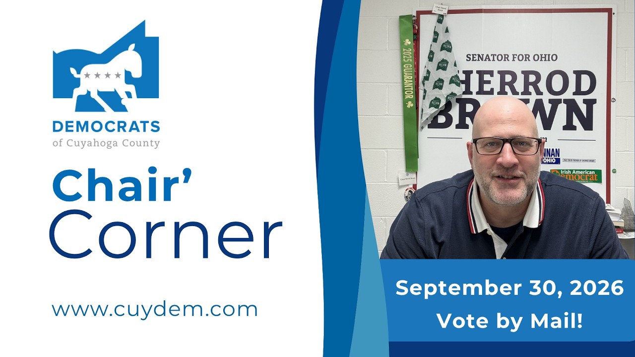 Chair's Corner - September 30, 2026 - Vote By Mail