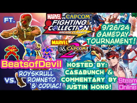 MvC2 Dhalsim, Iron Man, Cyclops GameDay Tournament matches vs Royskrull, Romneto, & Codiac 9/26/24