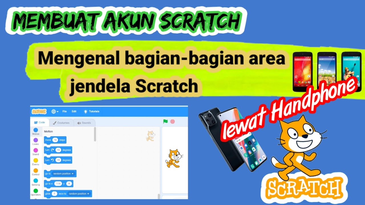 Membuat akun scratch - YouTube