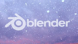 Rain freeze effect in Blender