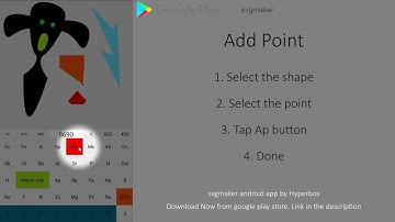 How to add new point in the shape in svgmaker android app