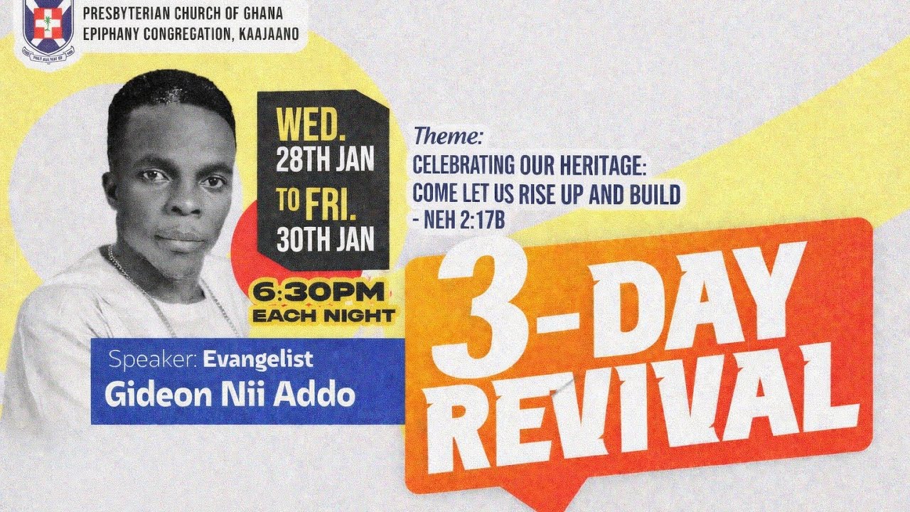 3-DAY REVIVAL WITH EVANG. GIDEON NII ADDO | DAY 2 | 29-01-2026