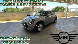 2024 Mini Clubman Driving Impressions POV Review. End of The Road For A Unique Model.