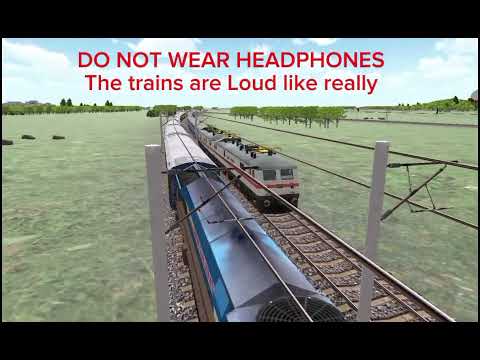 2 TRAINS BLAST THEIR HORNS IN POLAND EDIT 