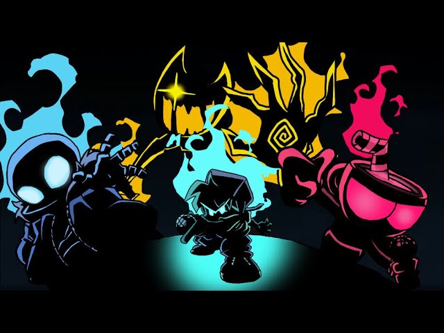 FNF INDIE CROSS BATIM BATDR UNDERTALE CUPHEAD NIGHTMARE Bendy Sans And  Cuphead art - Fnf - Pin