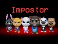 My talking tom friends  among us  impostor and crewmate