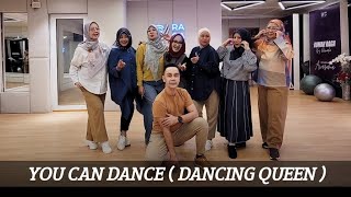 YOU CAN DANCE ( DANCING QUEEN ) -  line dance demo by JFF class