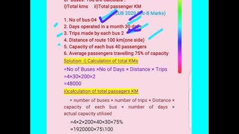 4th Problem on Operating Costing solved by L.G Gurav sir