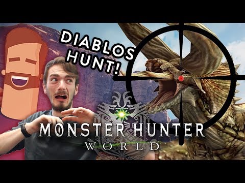 Monster Hunter World DIABLOS HUNT with Luke and James Play!