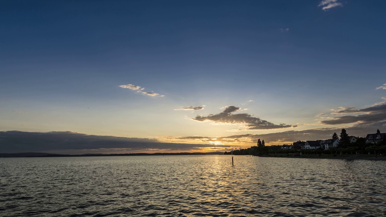 Timelapse of a Sunset in Hagnau, Germany