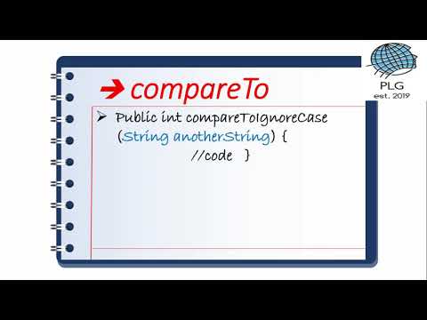 #14 compareToIgnoreCase method