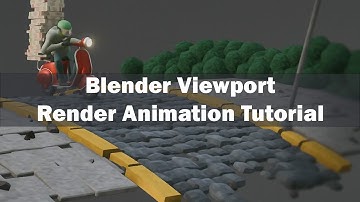 Blender Viewport Render Animation Tutorial