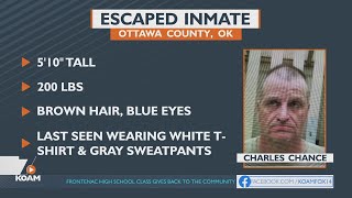 The search continues for a man who escaped from the Ottawa County jail