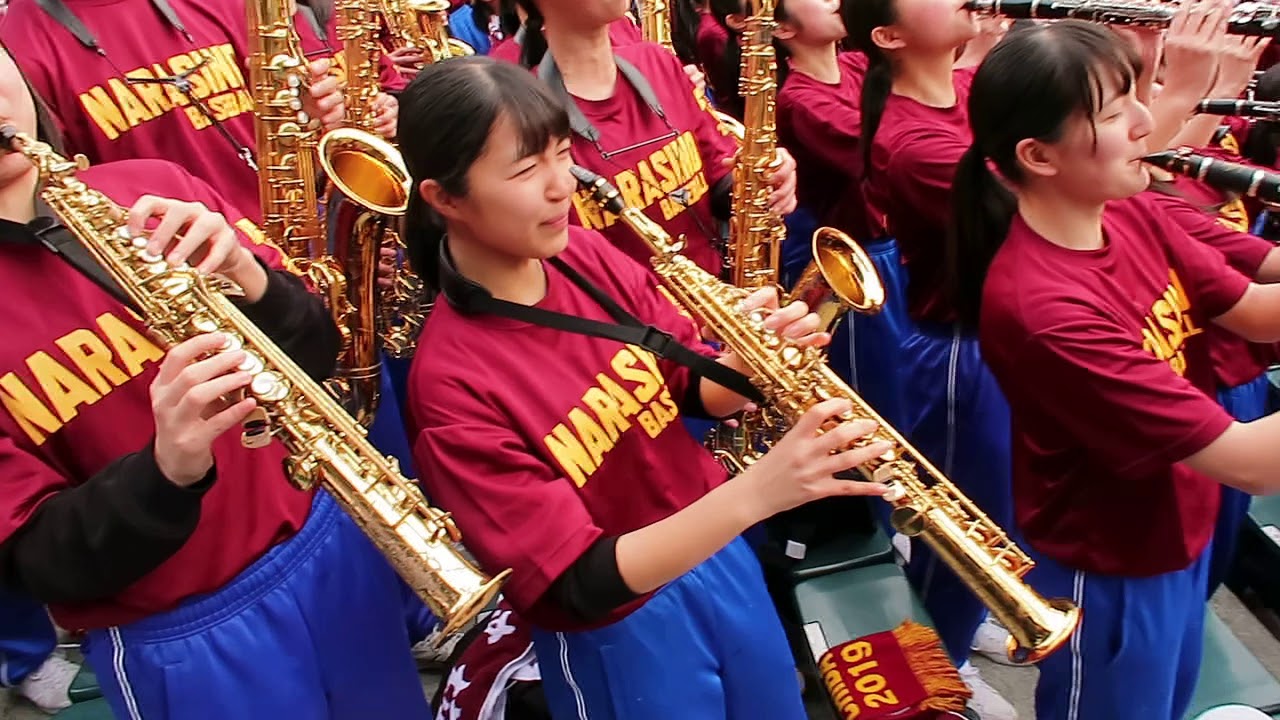 凄まじい★レッツゴー習志野★の大迫力【習志野ブラバン】“美爆音” 吹奏楽部   ブラバン甲子園 第９１回センバツ甲子園⇒兼子君のHR時の動画