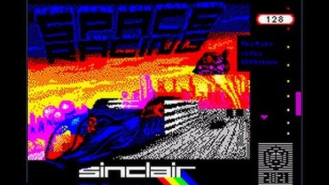 Space Racing on ZX Spectrum 2021 Homebrew