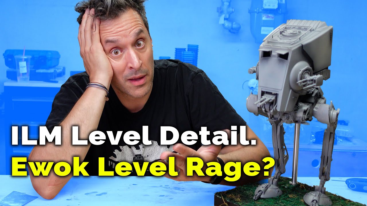 Merlin Models Studio Scale AT-ST - Build, Paint and Review!