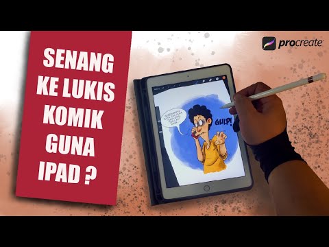 Asas Melukis Komik Guna iPad  (Procreate) dan Pengenalan Tentang Fungsi Layers