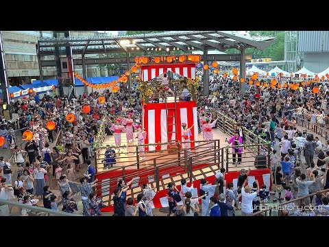 8月24日 25日 六本木ヒルズ 盆踊り 湯島天神 白梅太鼓 Japanese Drum Team Shiraume Taiko