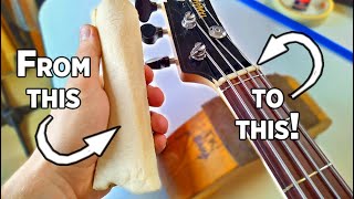 Making a REAL BONE Nut by hand