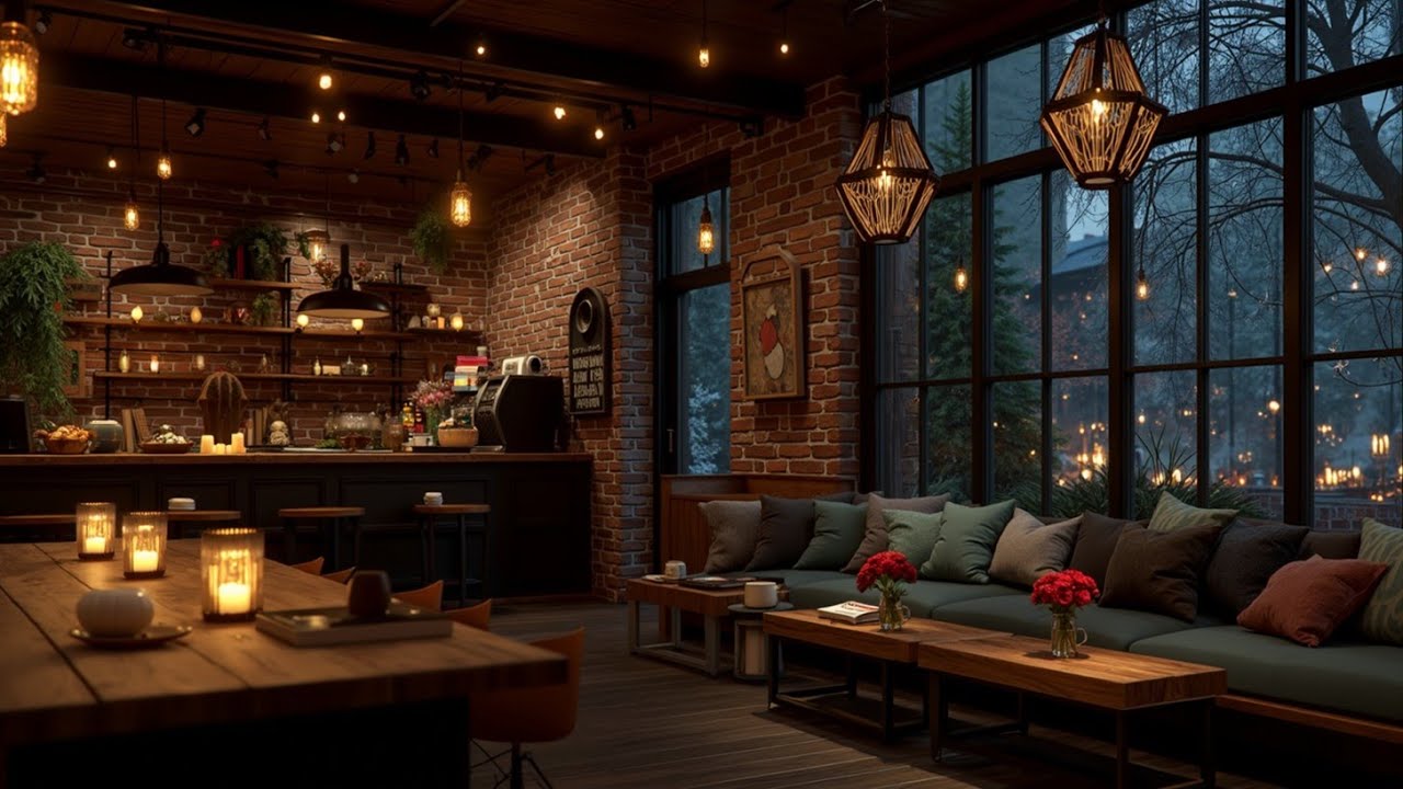 Cozy Cafe Jazz Piano | Relaxing Smooth Instrumental Music for Study ...