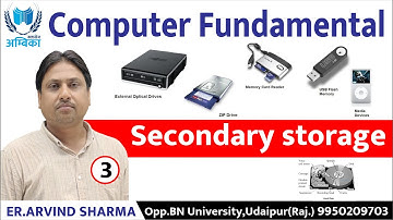 Secondary Storage || Computer Fundamental || Er. Arvind Sir || Ambika Classes