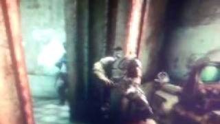 Killzone 2 Glitch - Helghast stuck in wall