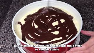 کیک مرمری ساده و خوشمزه| marble chiffon cake