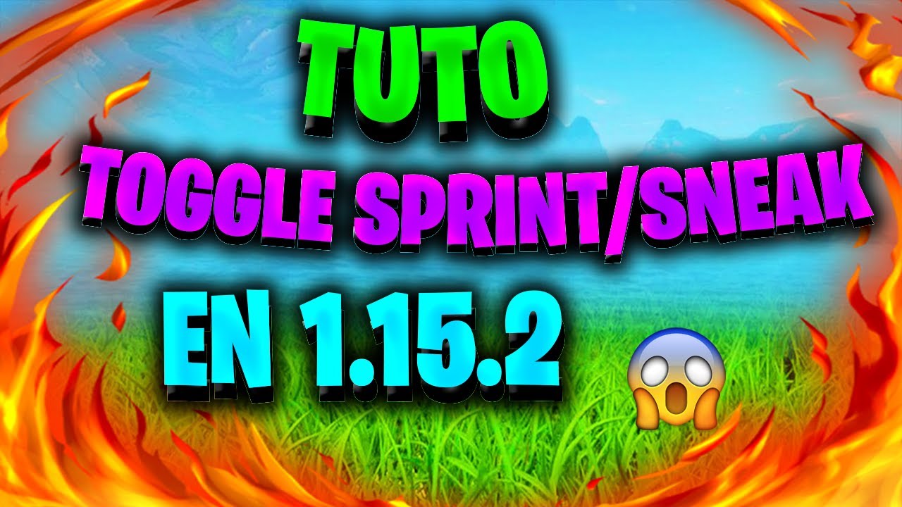 Minecraft Comment Activer Le Toggle Sprint Sneak En 1 15 2 Youtube