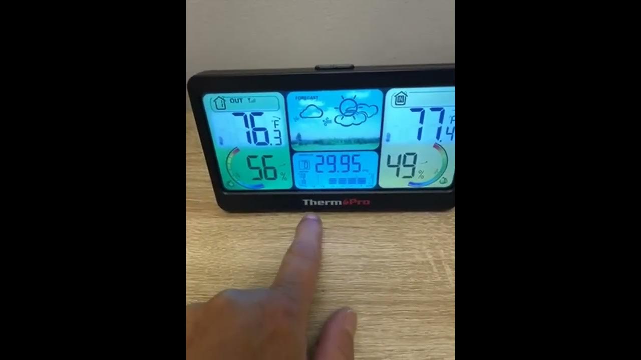ThermoPro TP280B 1000 Feet Weather Station Wireless Indoor Outdoor Thermometer Review, Easy