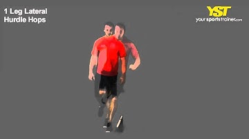 Side to Side Hurdle Hops