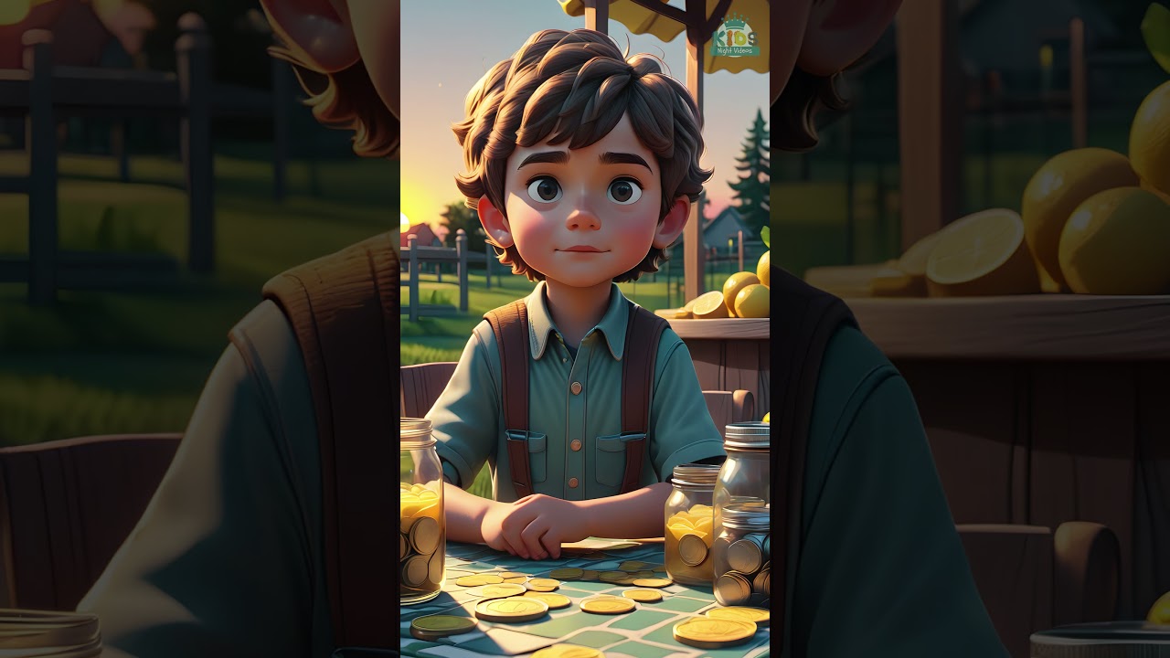 🍋Sam’s Lemonade Adventure🍋| Short Story For Kids🌙 