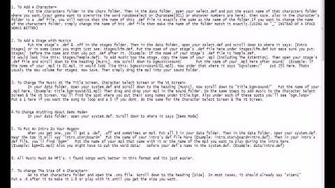 Mugen:add char, stages, music and other stuff