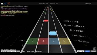 {ROBLOX GAMEPLAY}-Playing Rhythm Track-Monster by Imagine Dragons